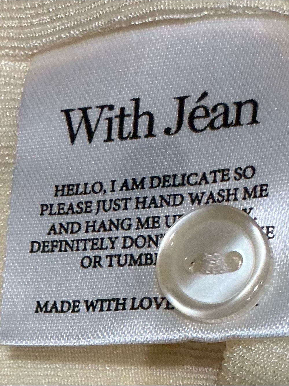 NWT With Jean ALEXA Buttercream Yellow Ruched Slinky Mini Shirt DRESS Small - Picture 6 of 6